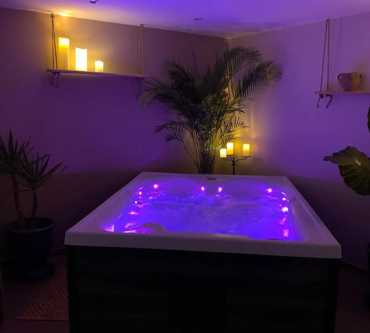 Apartment Loft Jacuzzi Sauna Pool Yoga Sea View Love-Room Saint-Jeannet